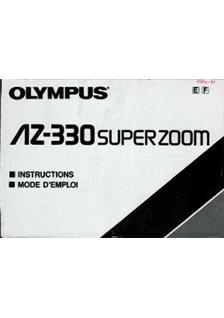 Olympus AZ 330 manual. Camera Instructions.